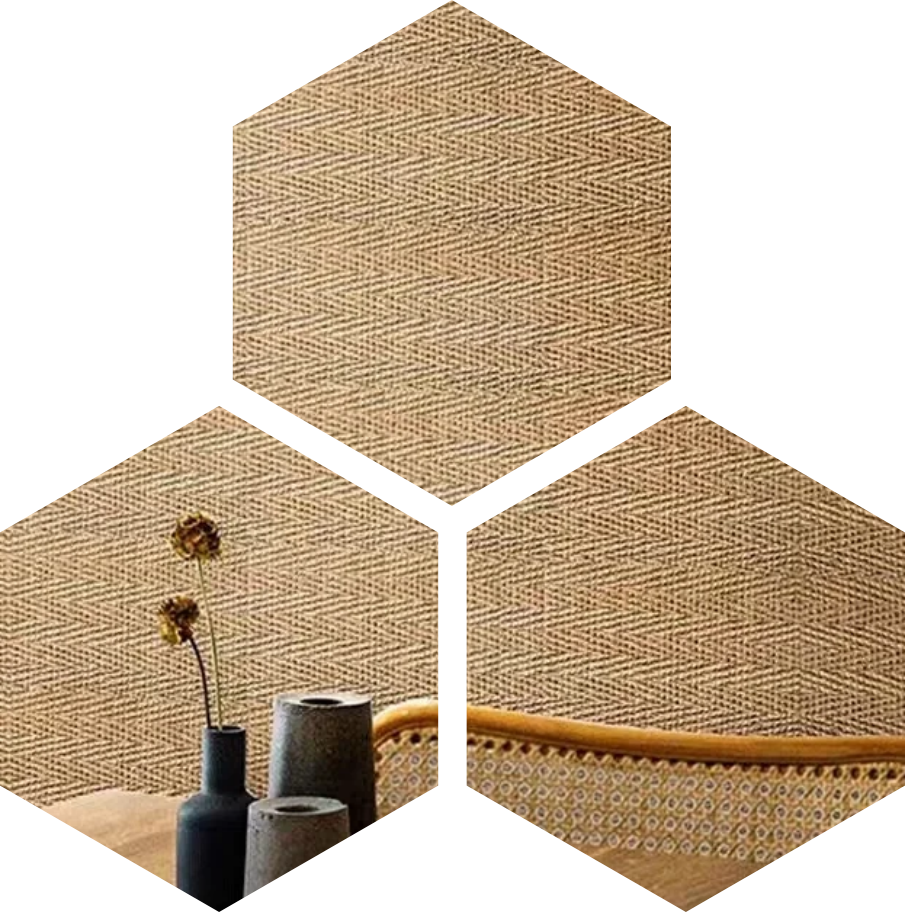 Factory Direct Hemp Woven MCM Flexible stone wallpanel