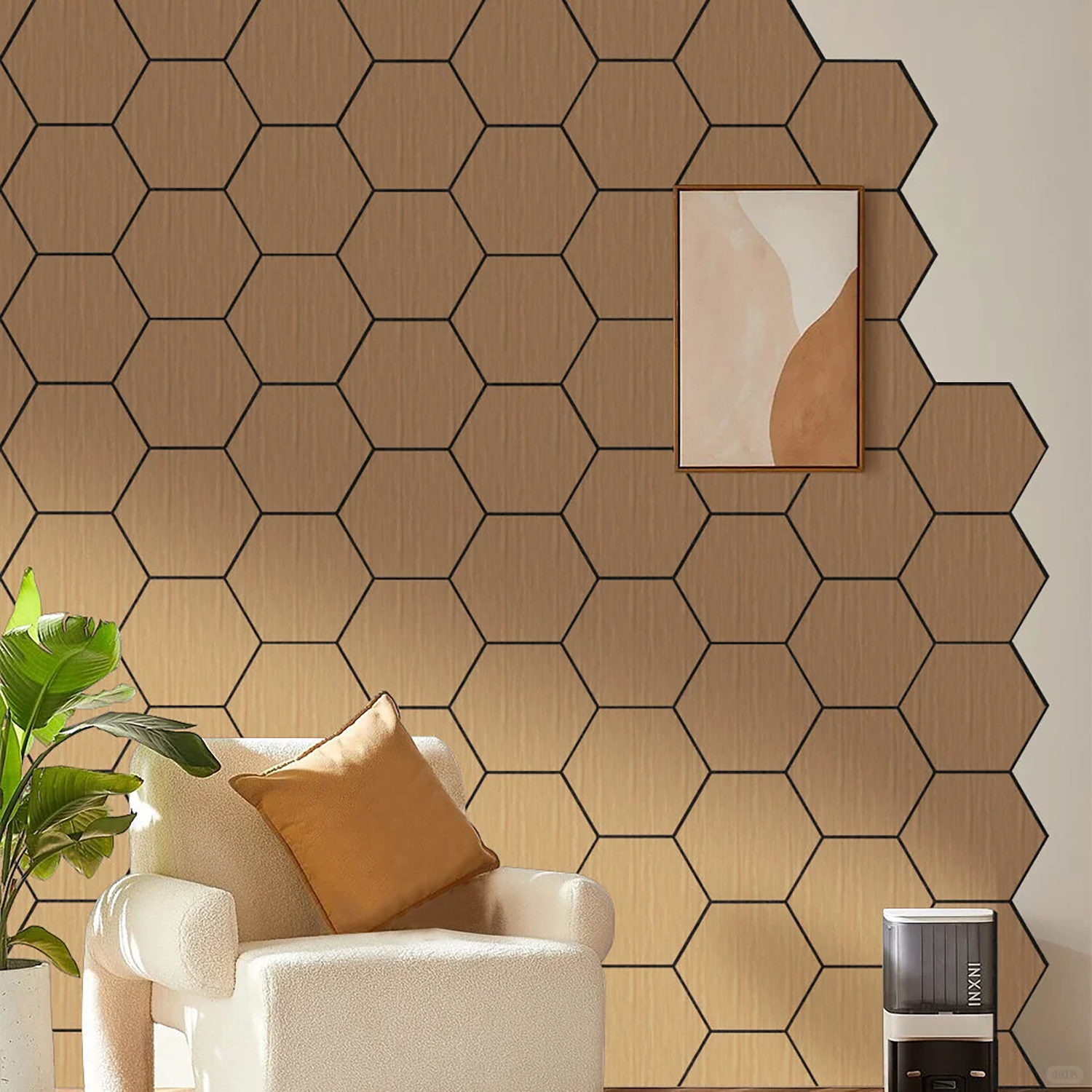 3D Wood 600-600mm Acoustic Wall Panel (11)