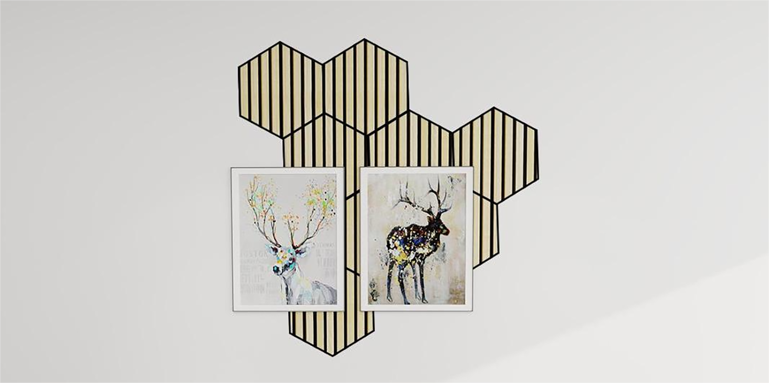 3D Wood 600-600mm Acoustic Wall Panel (1)