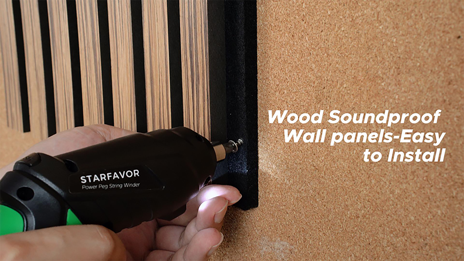 3D Wood 600-600mm Acoustic Wall Panel (19)
