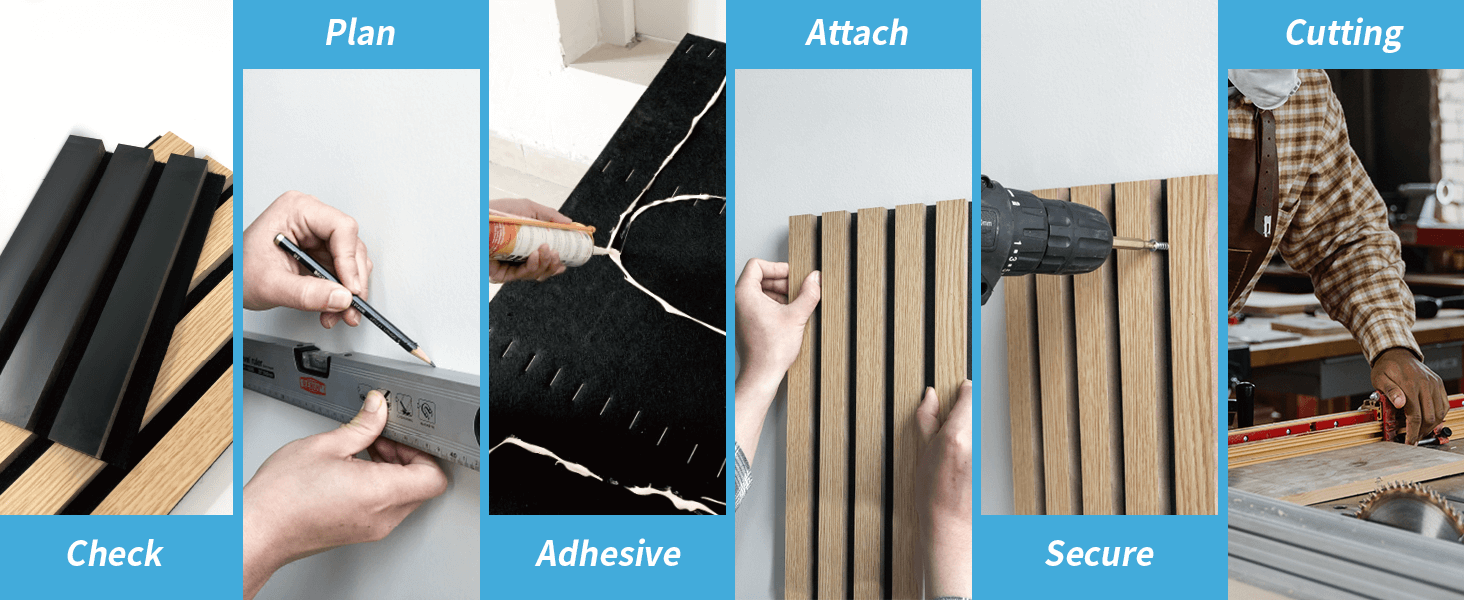 3D Wood 600-600mm Acoustic Wall Panel (20)