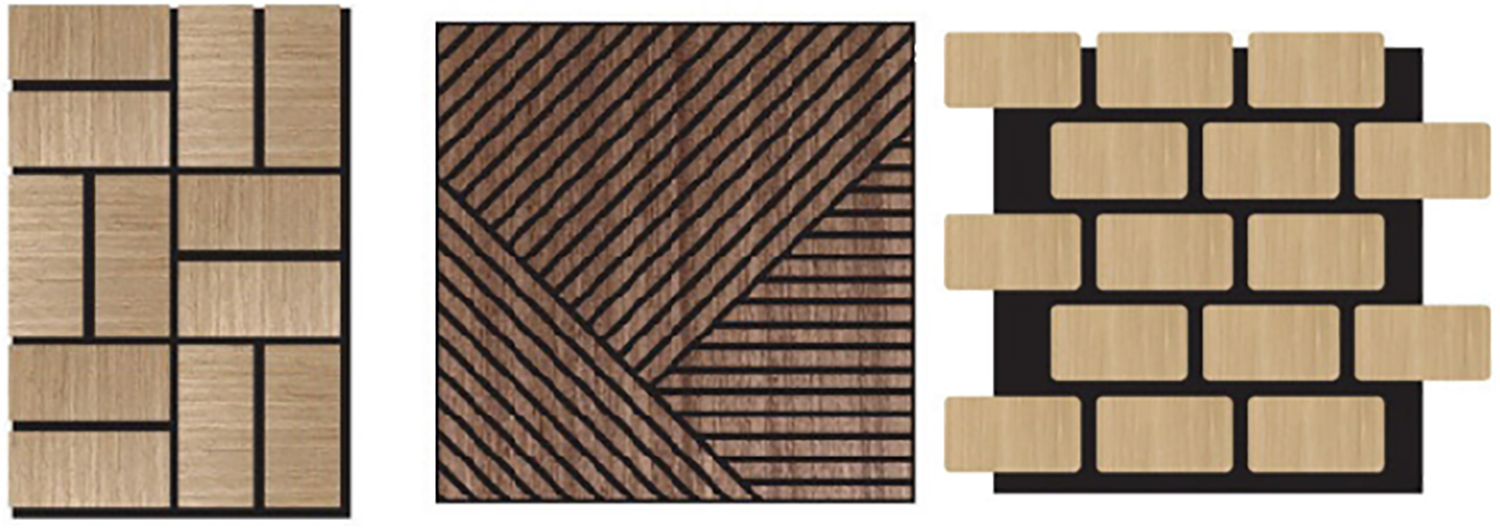 3D Wood 600-600mm Acoustic Wall Panel (4)