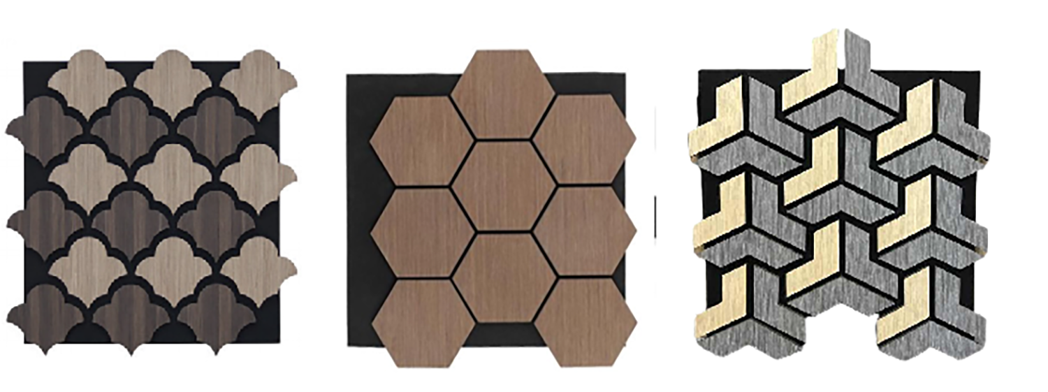 3D Wood 600-600mm Acoustic Wall Panel (5)